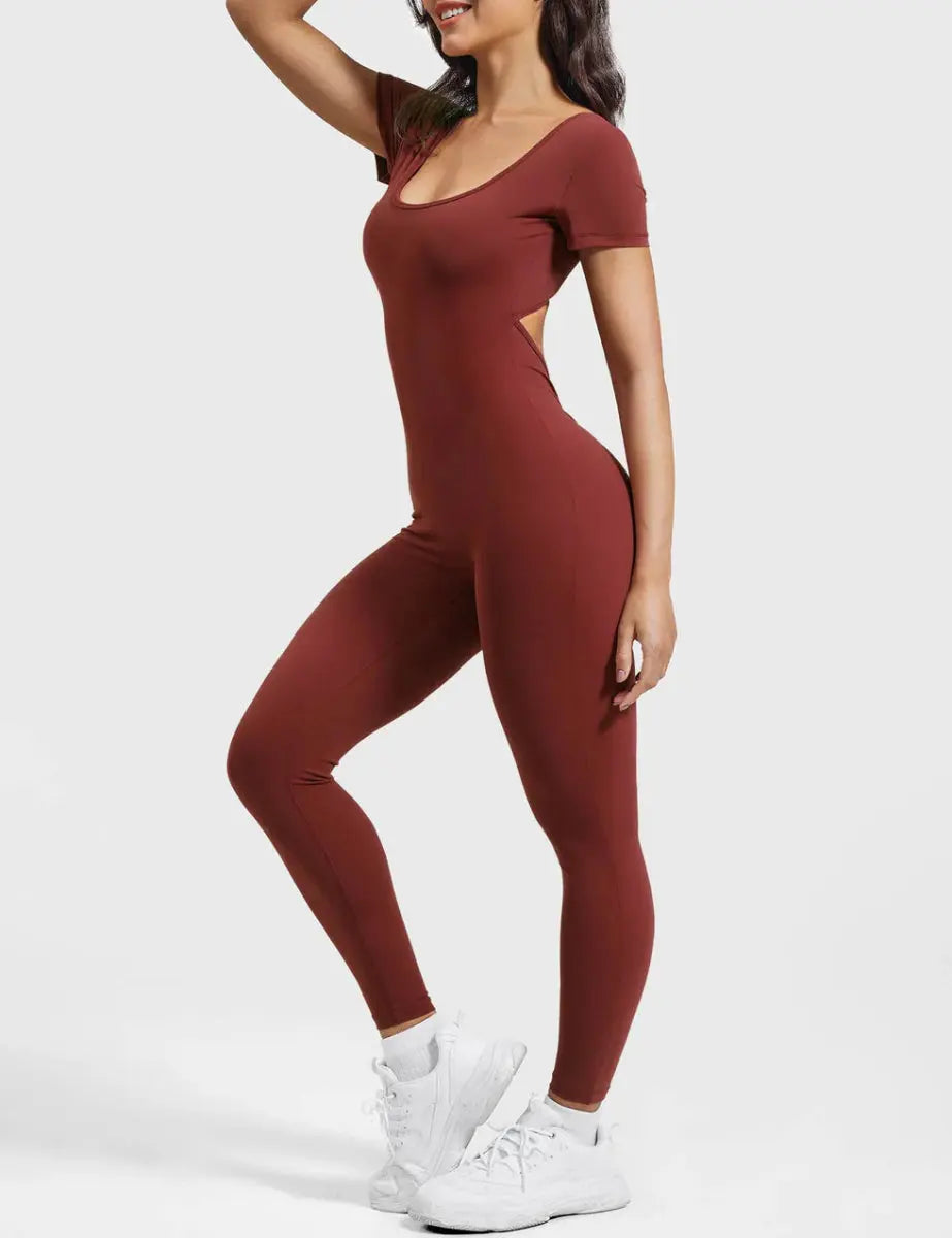 LÍVIA™ Softline Open - Back Jumpsuit - LEVEFIT