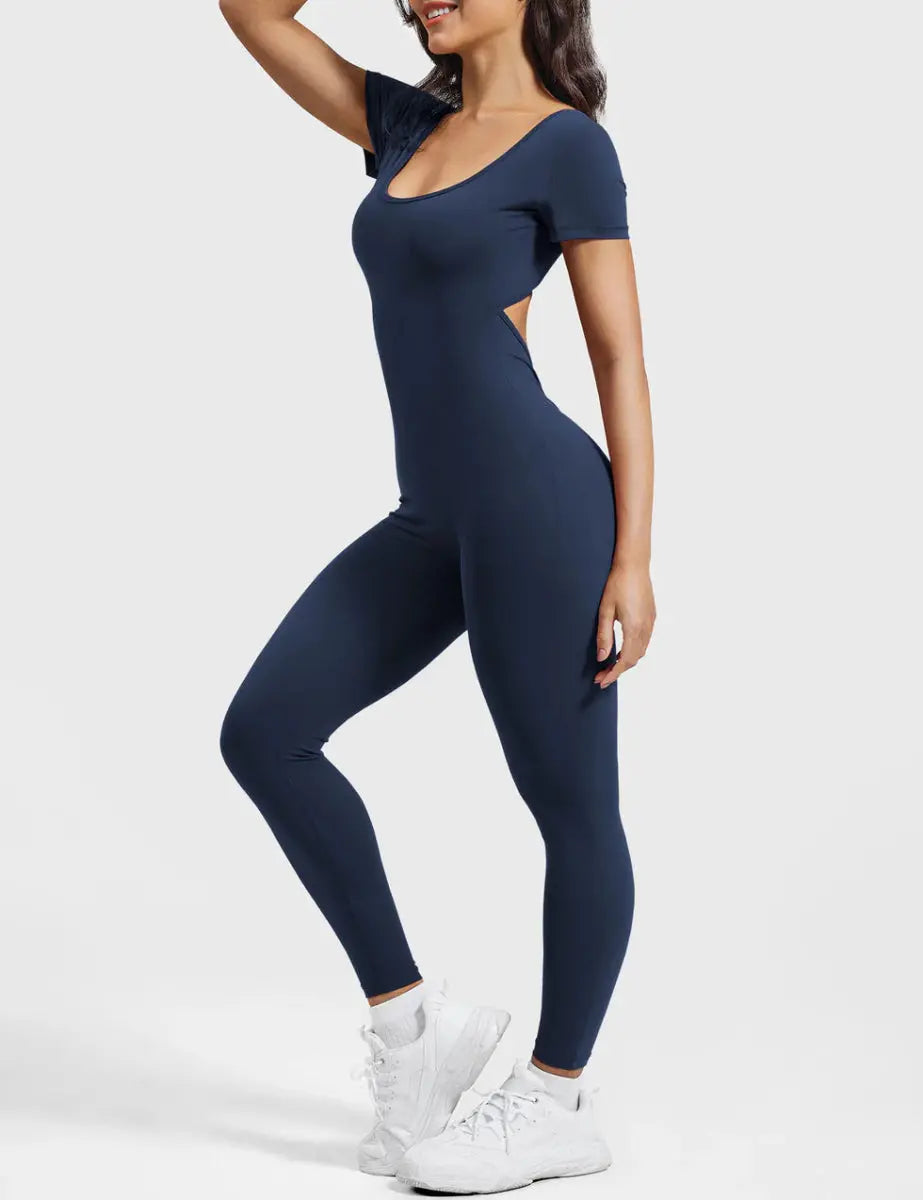 LÍVIA™ Softline Open - Back Jumpsuit - LEVEFIT