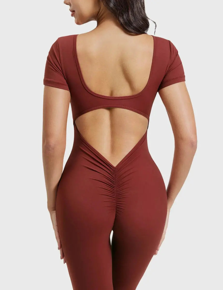 LÍVIA™ Softline Open - Back Jumpsuit - LEVEFIT