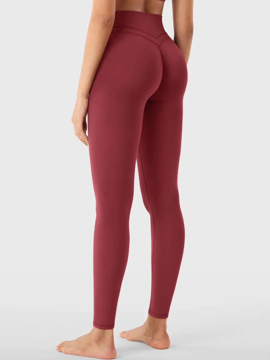 Lumëa™ Sculpt Leggings – Garnet Red (26") - LEVEFIT