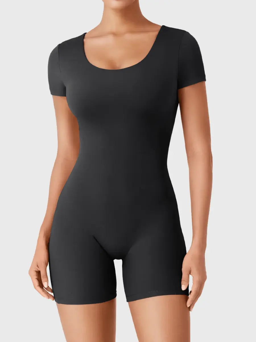 LYRA™ Softline Open Back Romper - LEVEFIT