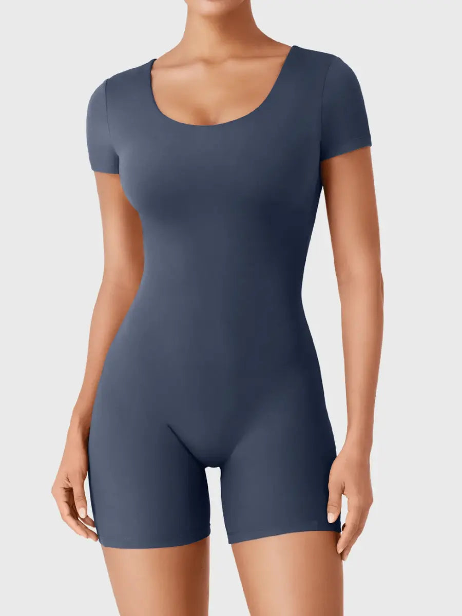 LYRA™ Softline Open Back Romper - LEVEFIT