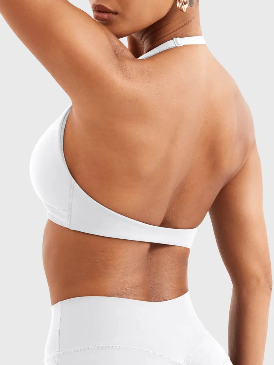 MELISY™ Twist Halter Bra - LEVEFIT