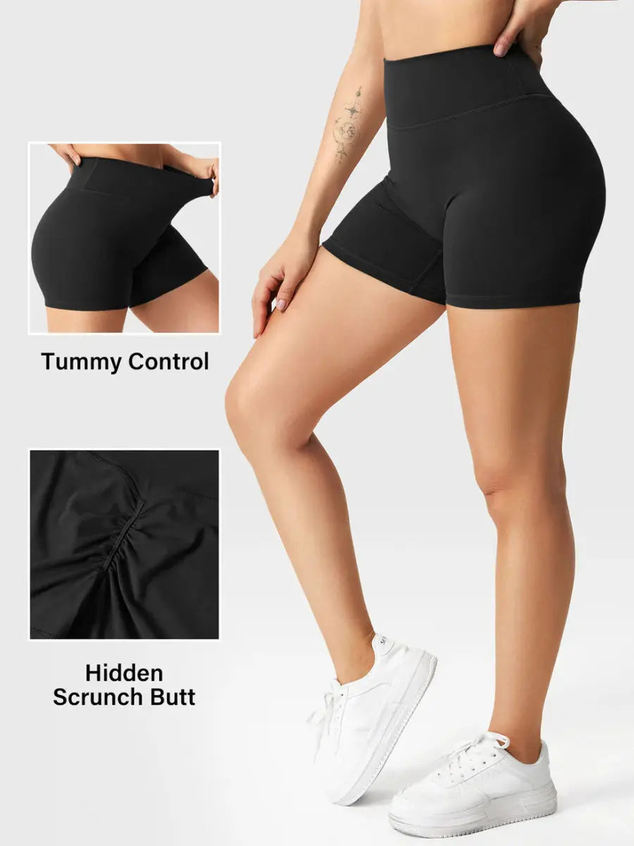 NOVA™ Softline Sculpt Scrunch Shorts – 4.5” - LEVEFIT