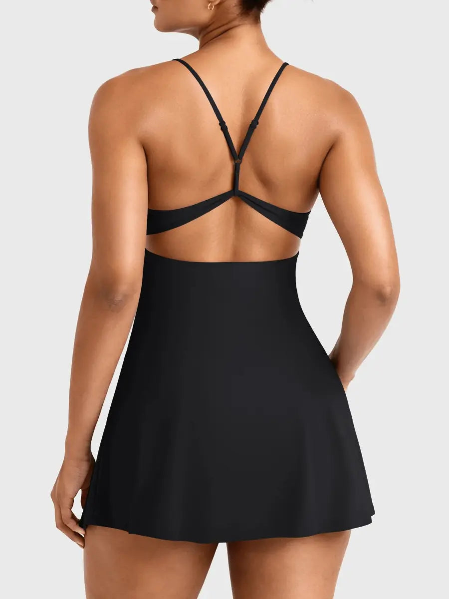 SERENA™ Open Back Court Dress - LEVEFIT