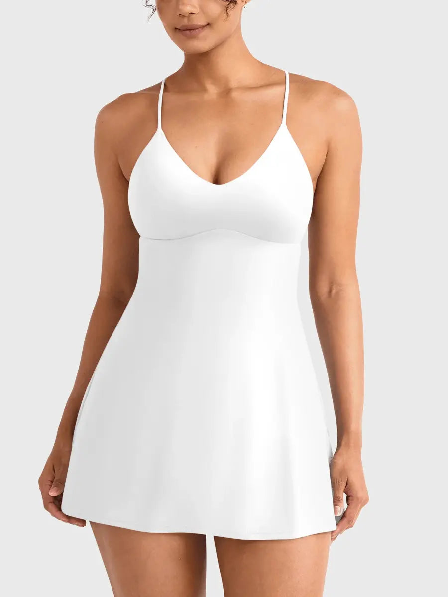 SERENA™ Open Back Court Dress - LEVEFIT
