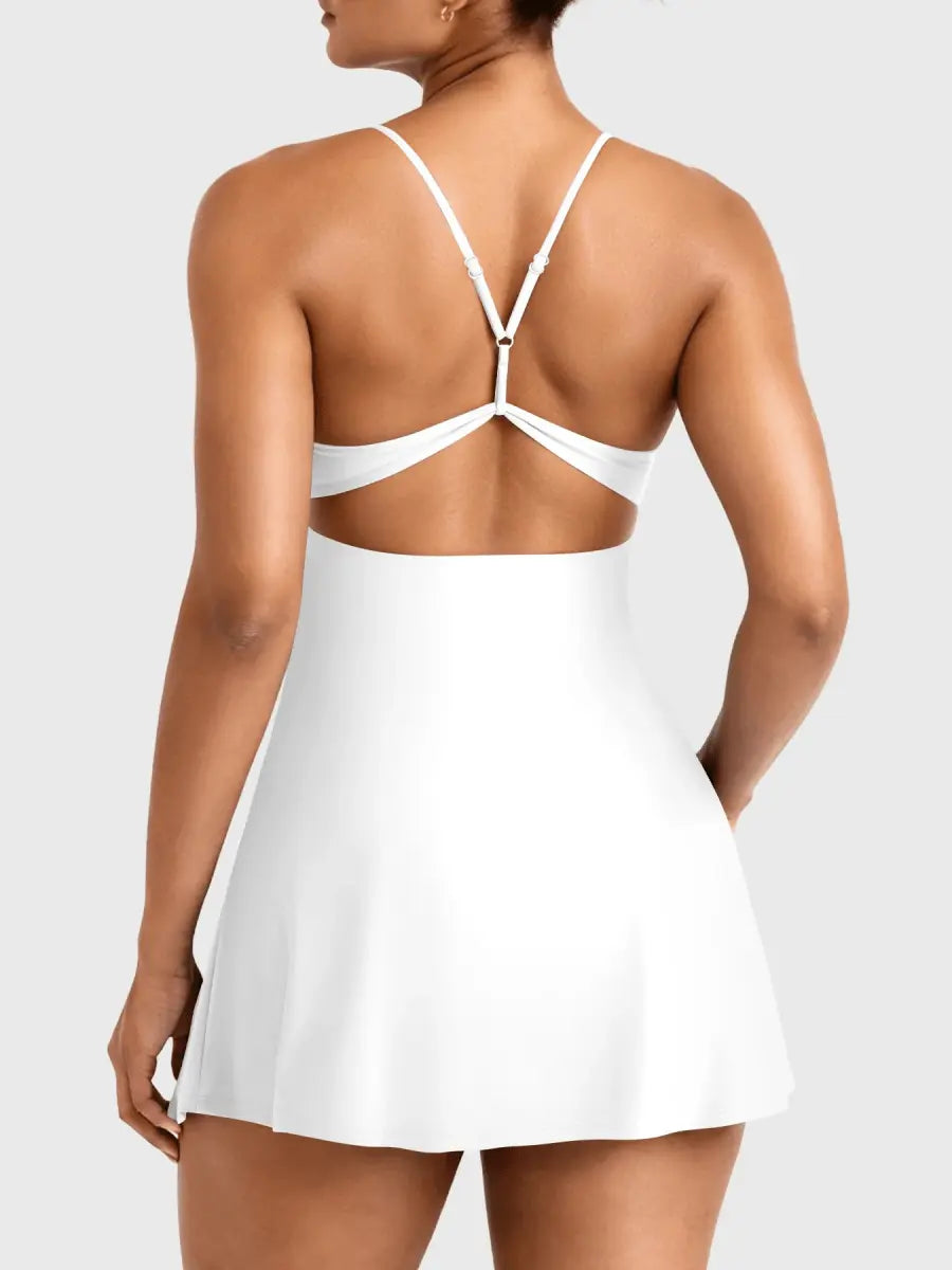 SERENA™ Open Back Court Dress - LEVEFIT