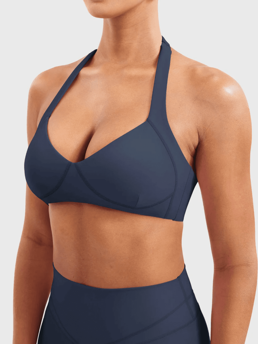 AURELIA™ Sculpt Halter Bra - LEVEFIT