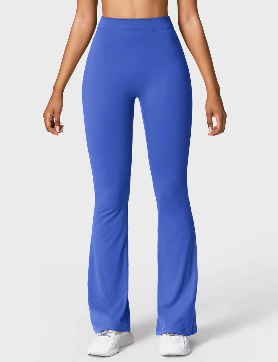 Curve® V - Back Flare Leggings – Königsblau (31,5") - LEVEFIT