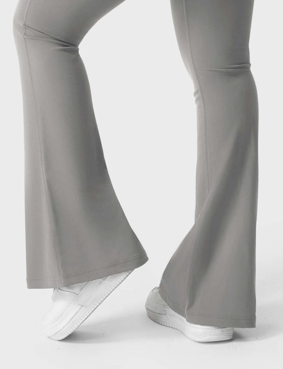Flow® Flare Leggings – Graphite - LEVEFIT