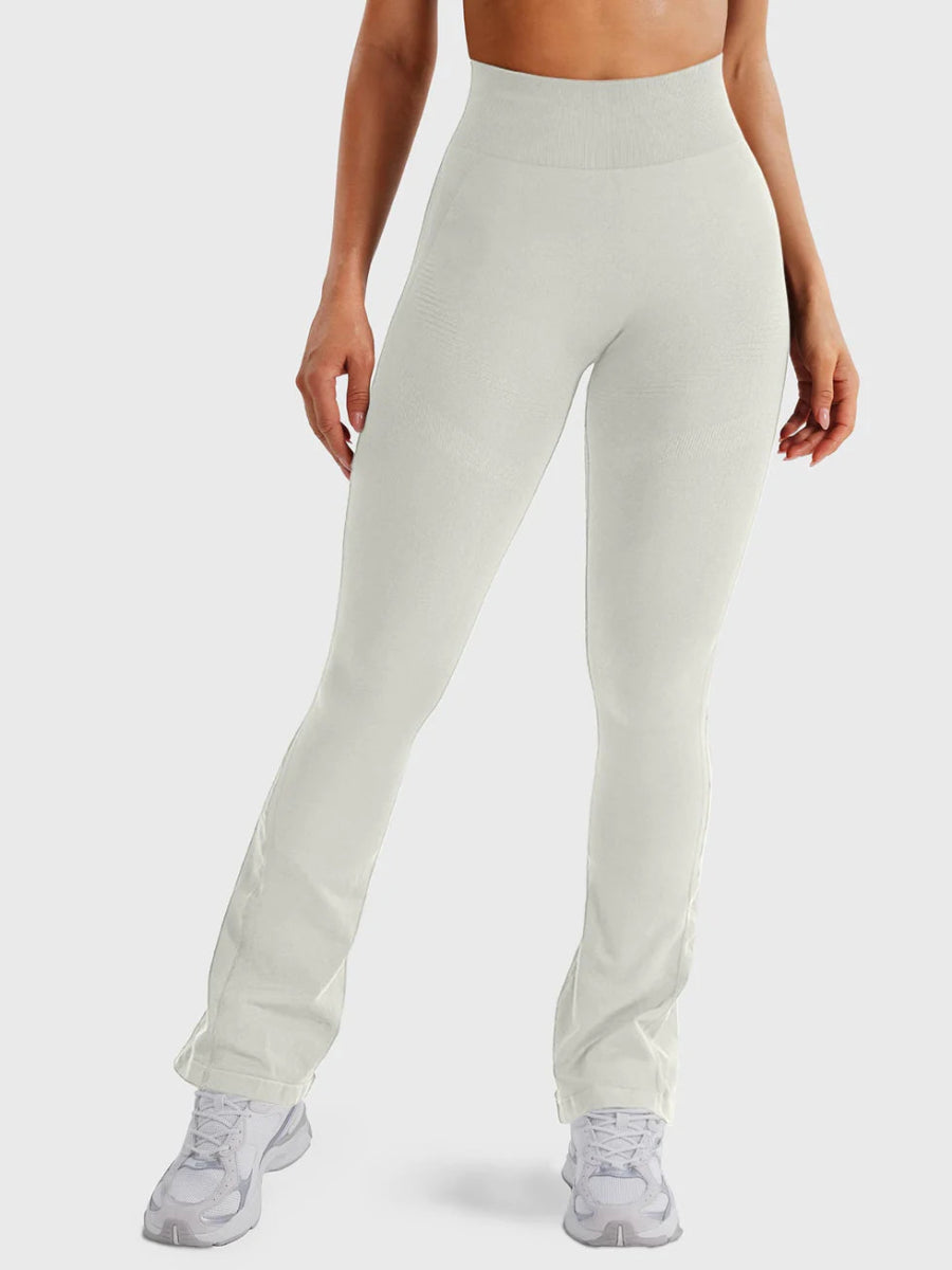 Flow® Mini Flare Leggings – Elfenbein (28") - LEVEFIT