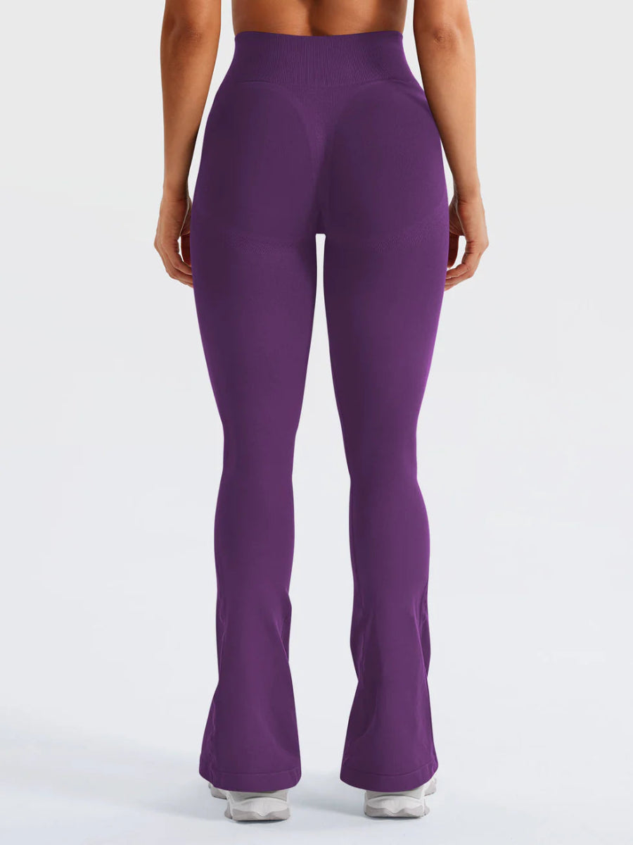 Flow® Mini Flare Leggings – Traubenlila (29.5") - LEVEFIT