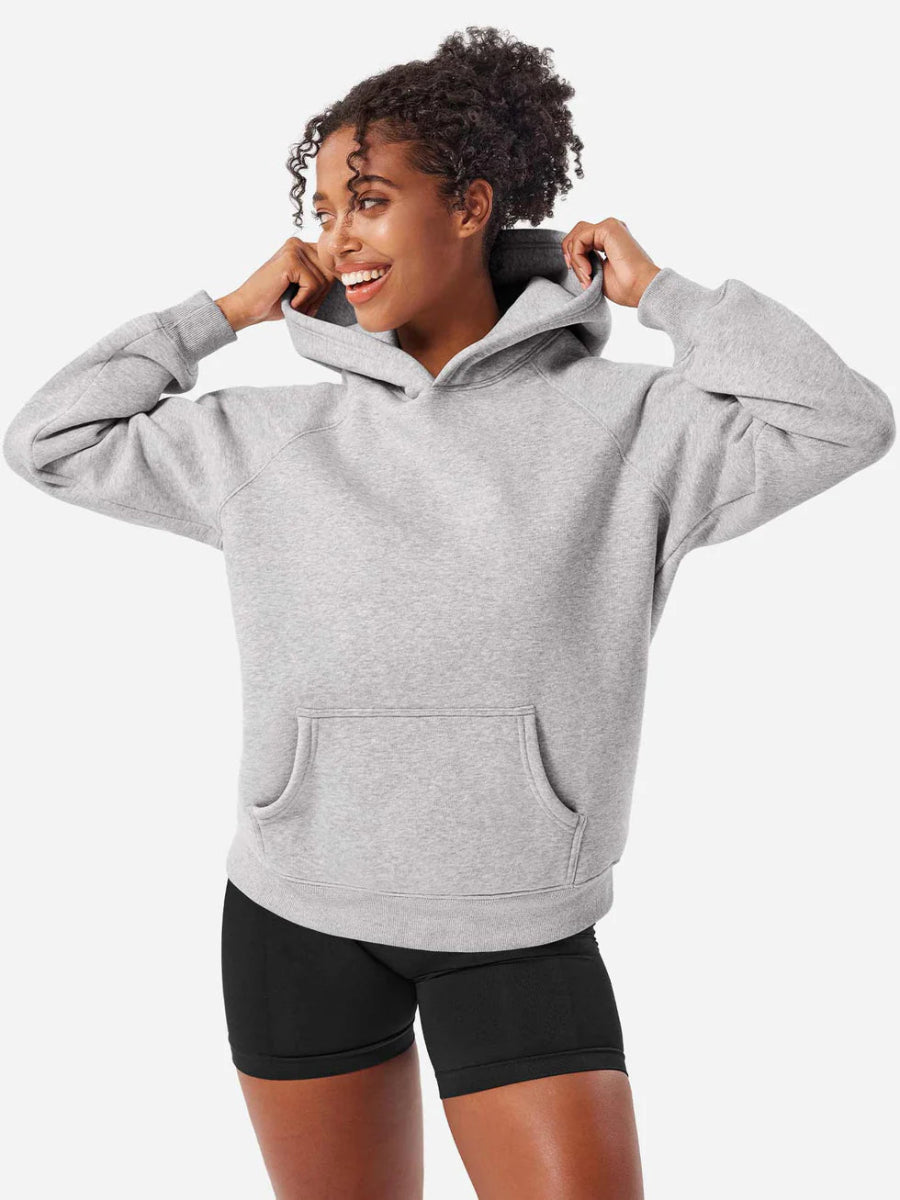 LeveFit™ CoreWarm Hoodie – Hellgrau - LEVEFIT