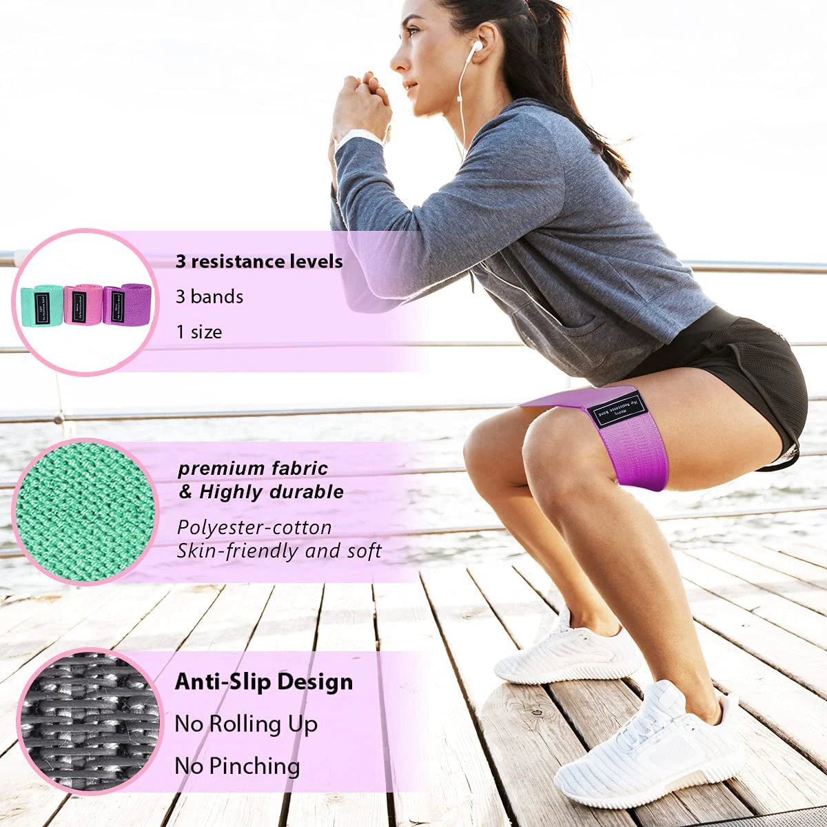 LeveFit™ GluteBand Pro Set - LEVEFIT