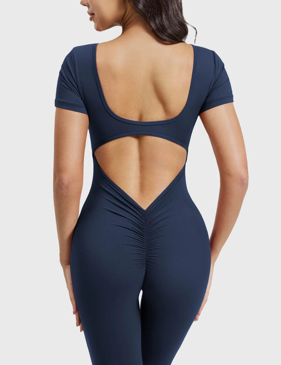 LÍVIA™ Softline Open - Back Jumpsuit - LEVEFIT