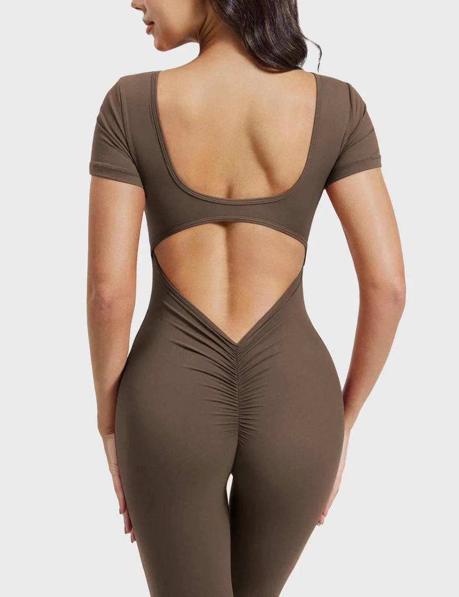 LÍVIA™ Softline Open - Back Jumpsuit - LEVEFIT