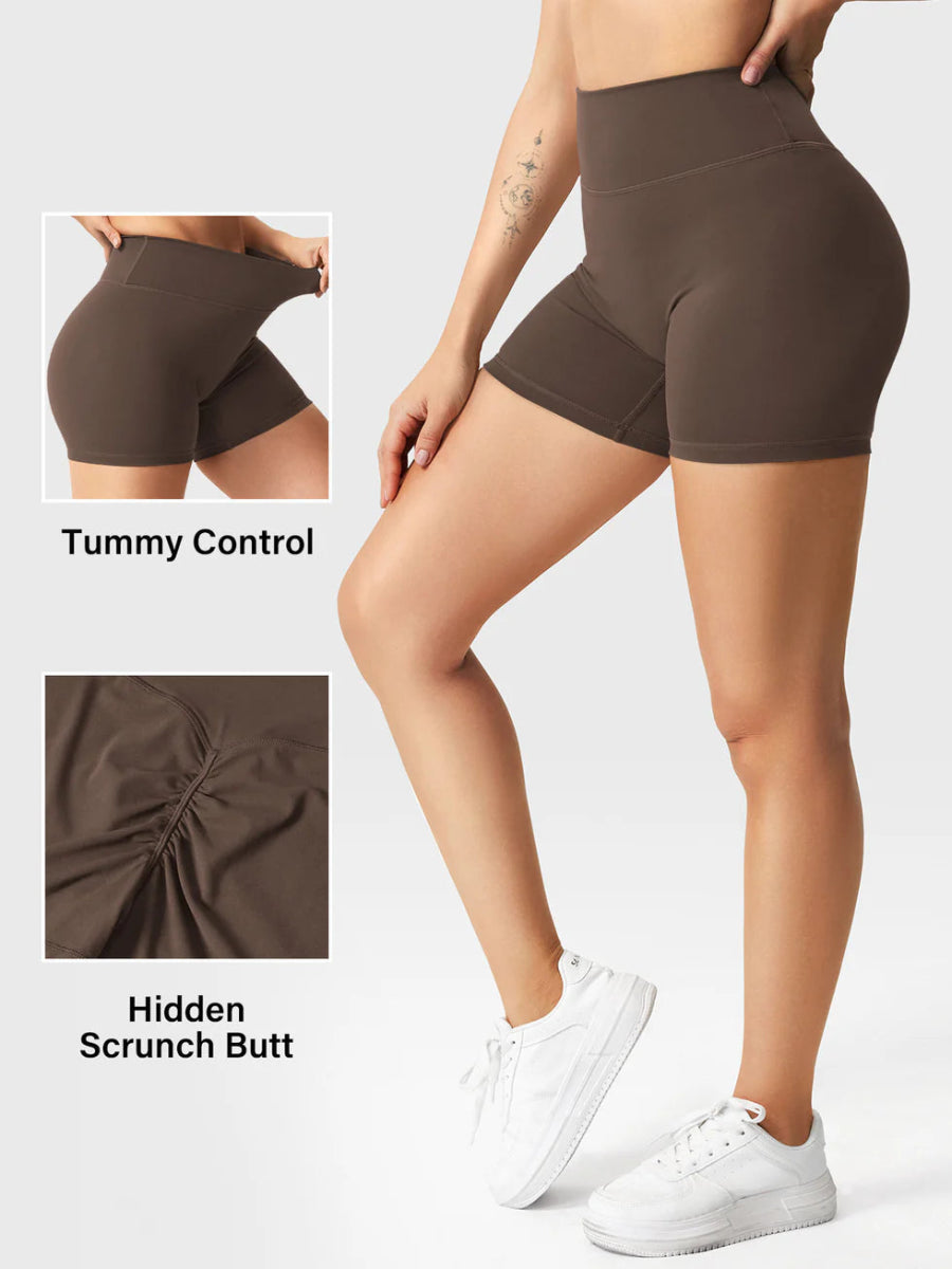 NOVA™ Softline Sculpt Scrunch Shorts – 4.5” - LEVEFIT