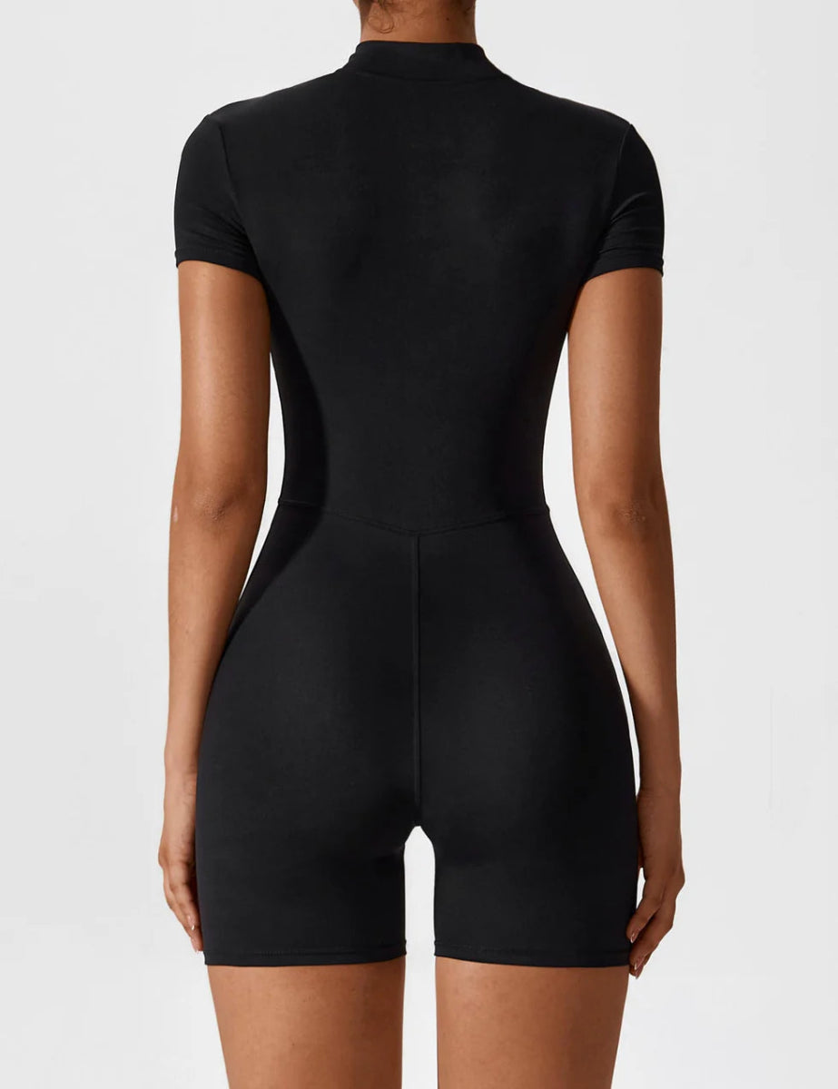 SERENA™ Softline Zip Romper - LEVEFIT
